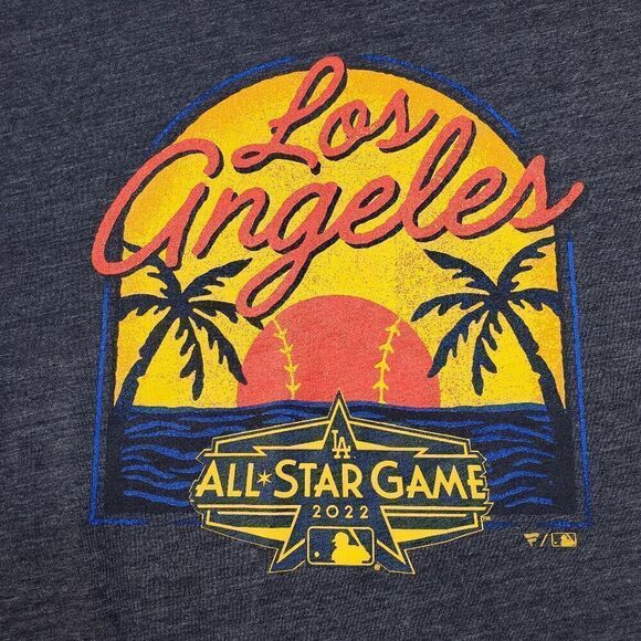 Los Angeles Dodgers Shirt Mens Medium Blue Fanatics MLB Baseball Sports Pullover - Picture 5 of 7